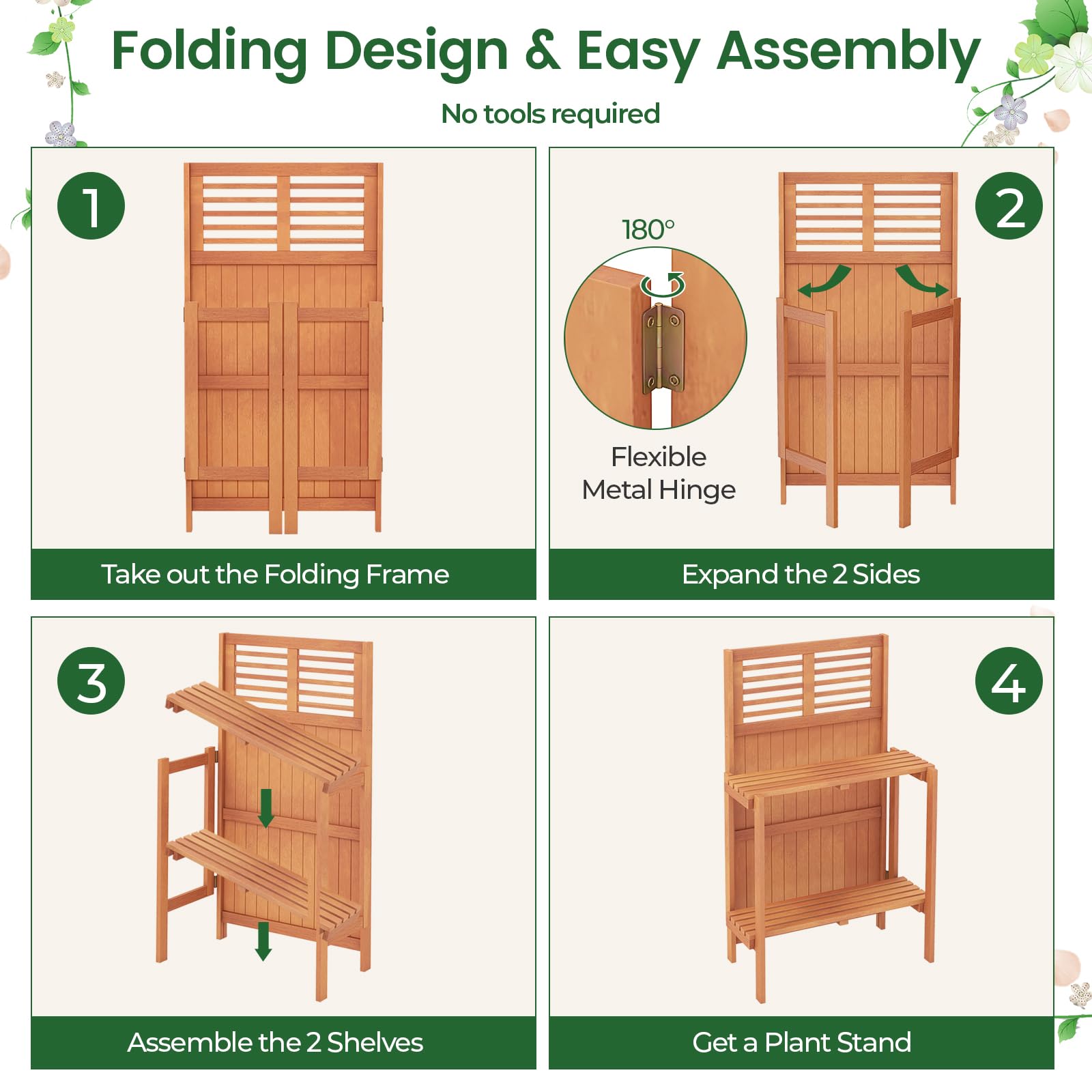 Giantex Folding Potting Bench