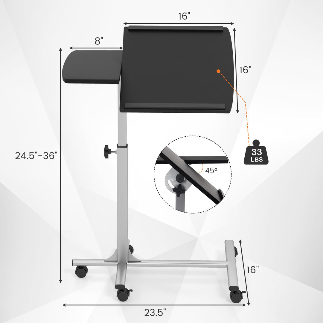 Giantex Mobile Standing Desk