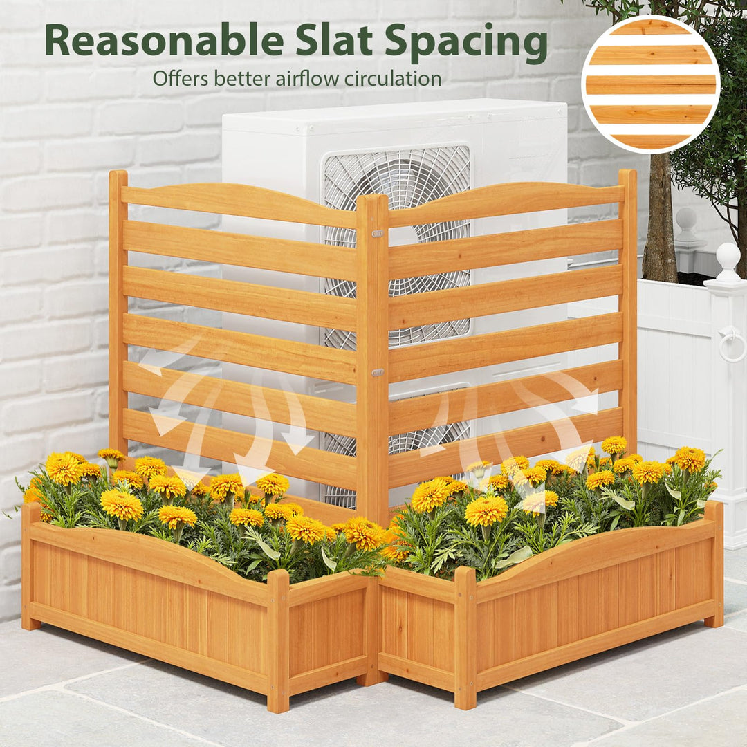 Giantex Air Conditioner Fence Outdoor