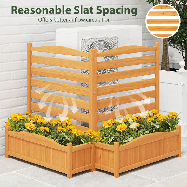 Giantex Air Conditioner Fence Outdoor