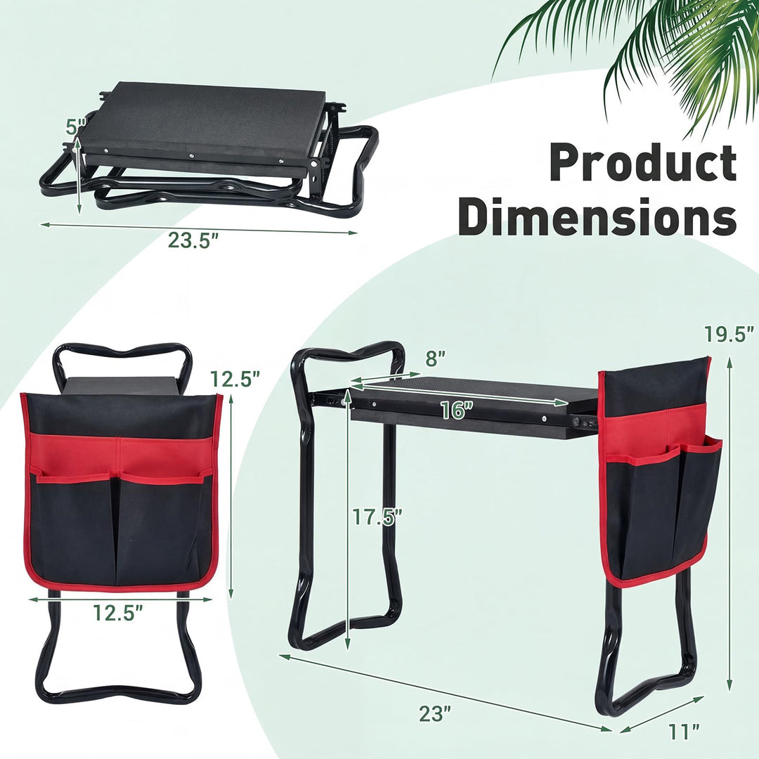 Giantex Garden Kneeler &amp; Seat Folding Gardening Stool