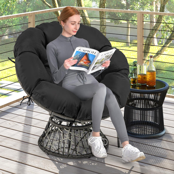 Giantex Swivel Oversized Living Room Chair