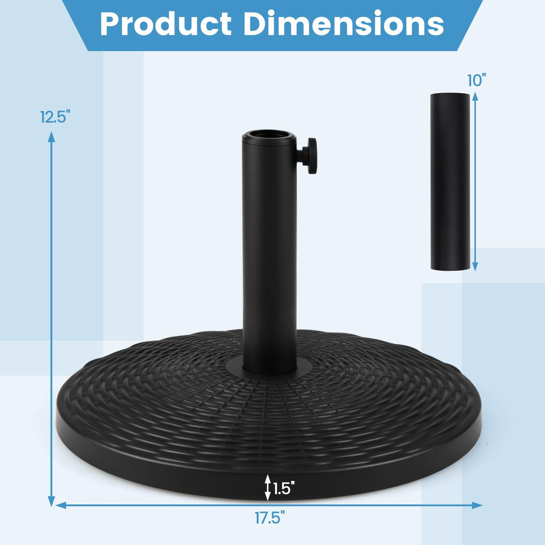 Giantex 21 lbs Patio Umbrella Base Stand