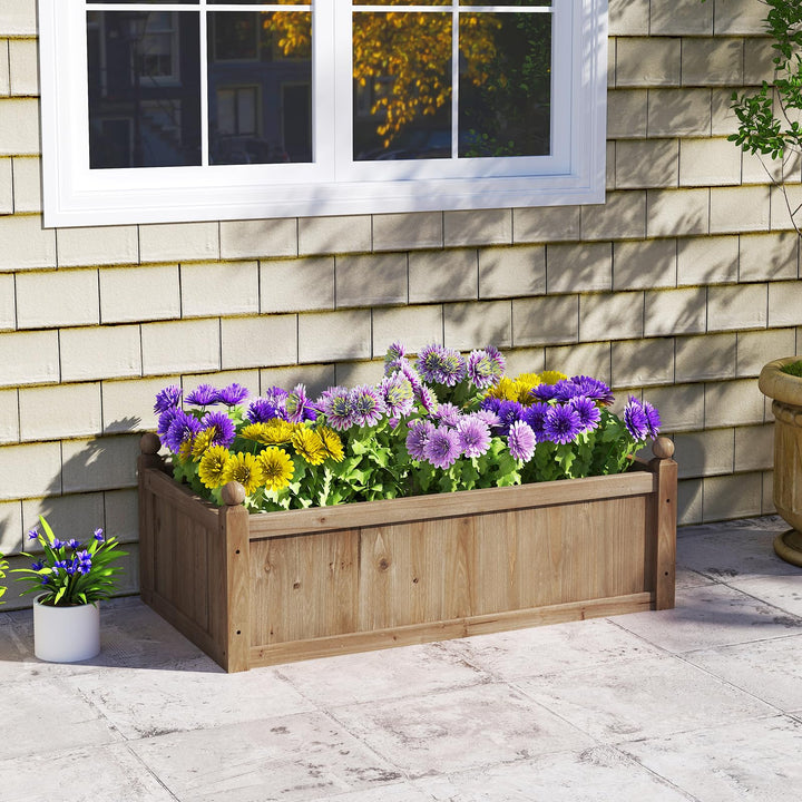 Giantex Wood Raised Garden Bed