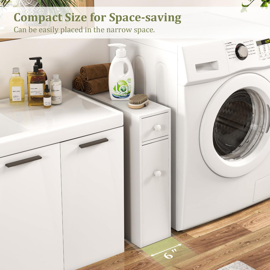 Giantex Small Bathroom Storage Cabinet