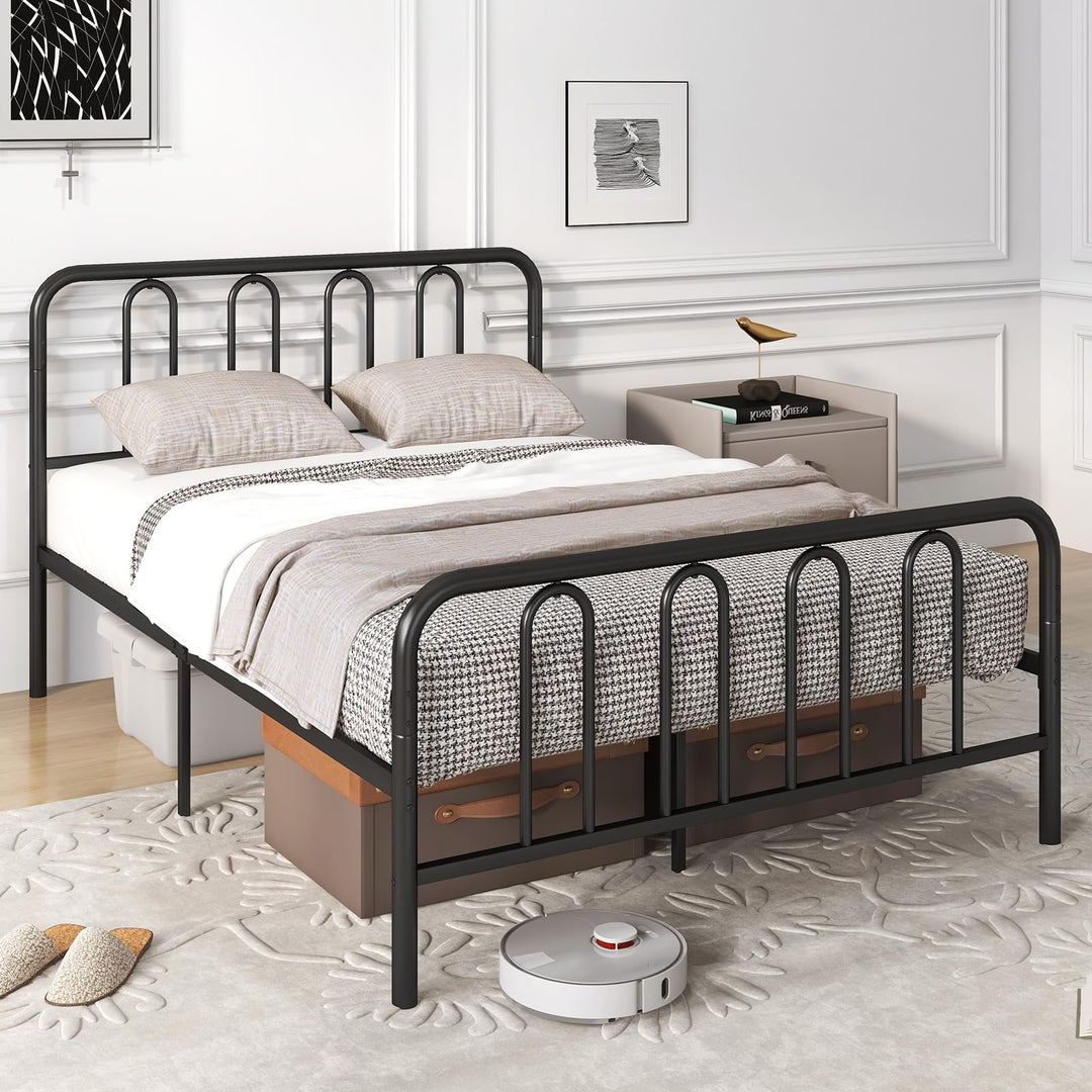 Giantex Full/Queen/King Size Bed Frame with Headboard