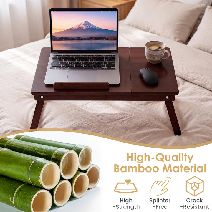 Giantex Bamboo Laptop Desk for Bed