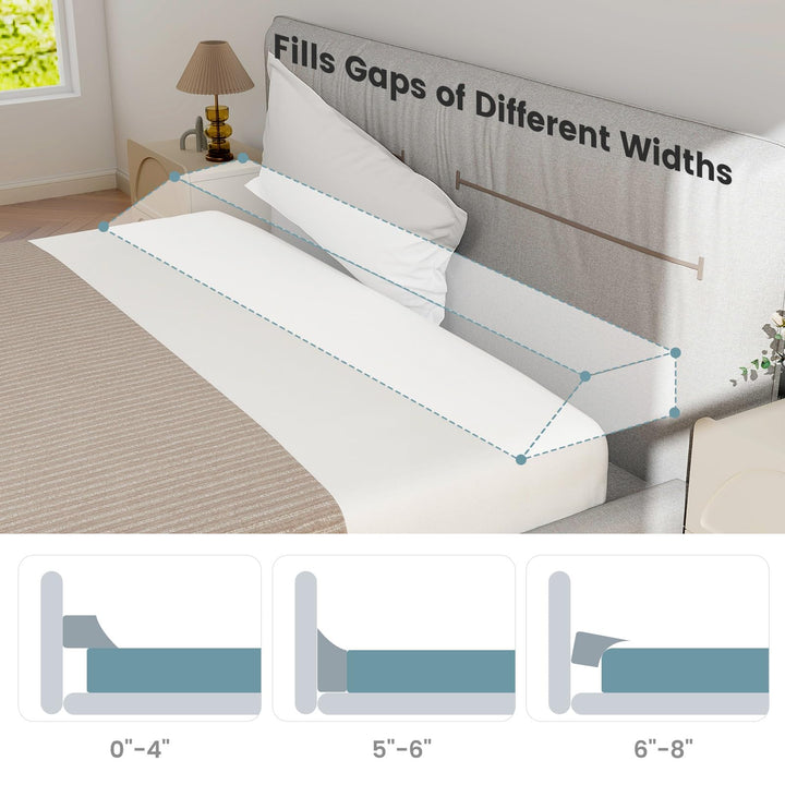 Giantex Bed Wedge Pillow for Headboard Gap Filler