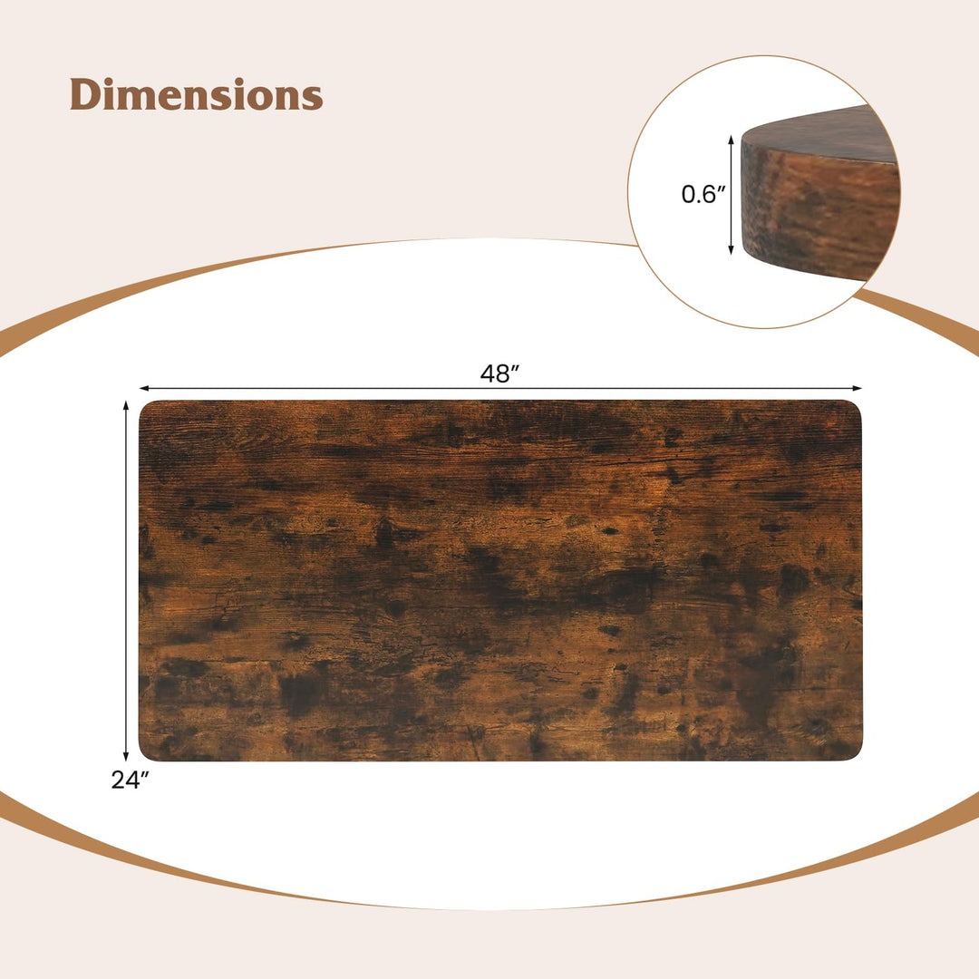 Giantex Universal Wood Table Top （48 x 24 inch）
