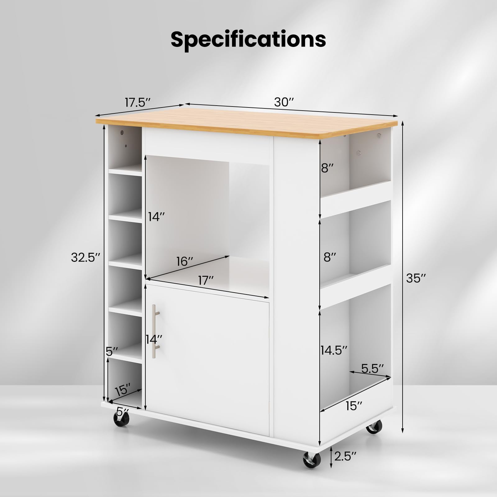 Giantex Kitchen Island