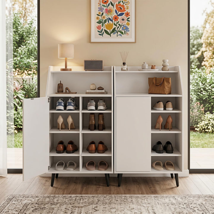 Giantex Shoe Storage Cabinet w/Single-Door