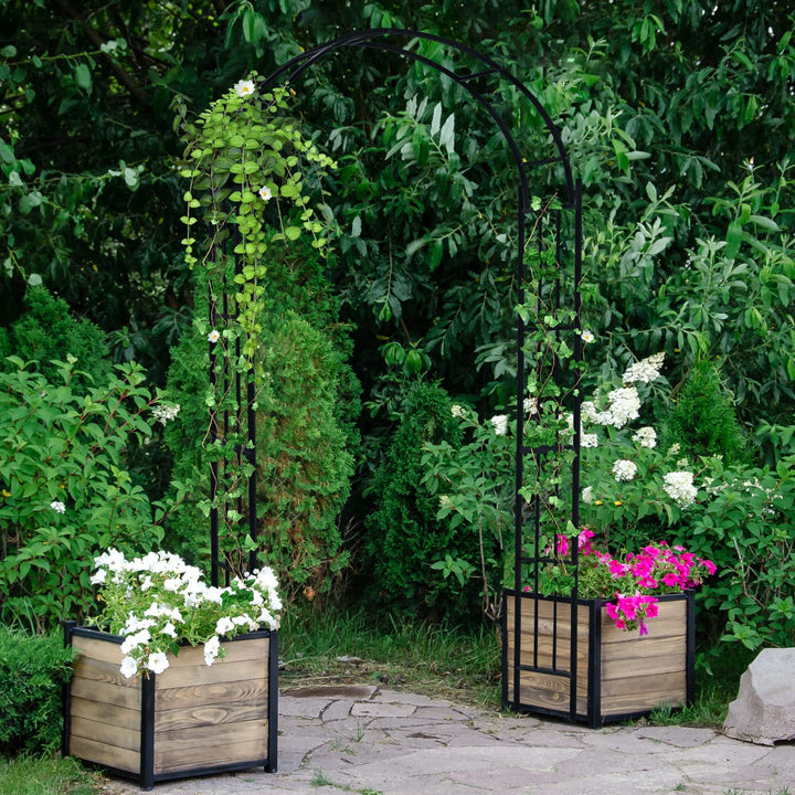 Giantex Garden Arch Trellis for Climbing Plants