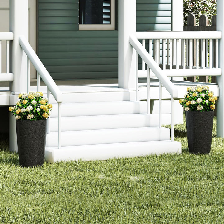 Giantex 21” Tall Round Tapered All Weather Flower Pots Set of 2