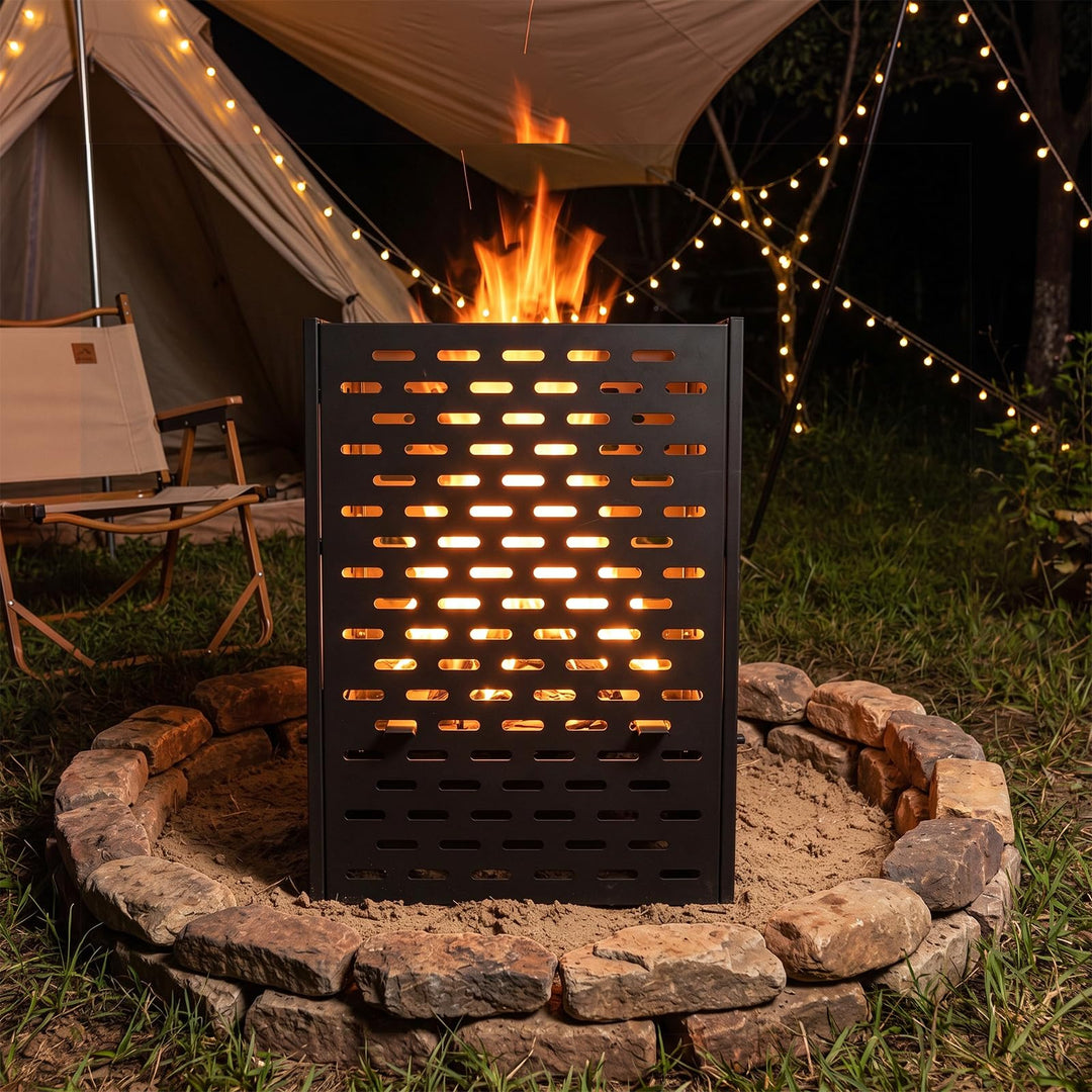 30 Inch 64 Gallon Burn Barrel with Vent Holes for Burning Trash