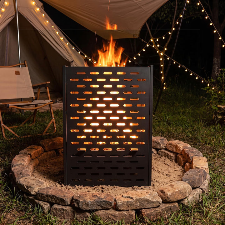 30 Inch 64 Gallon Burn Barrel with Vent Holes for Burning Trash