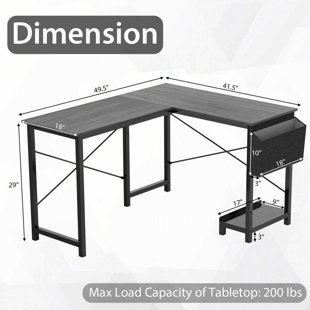 Giantex L-Shaped Computer Desk