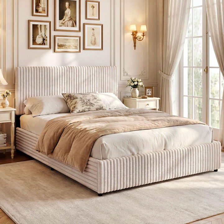Giantex Queen Size Lift Up Storage Bed