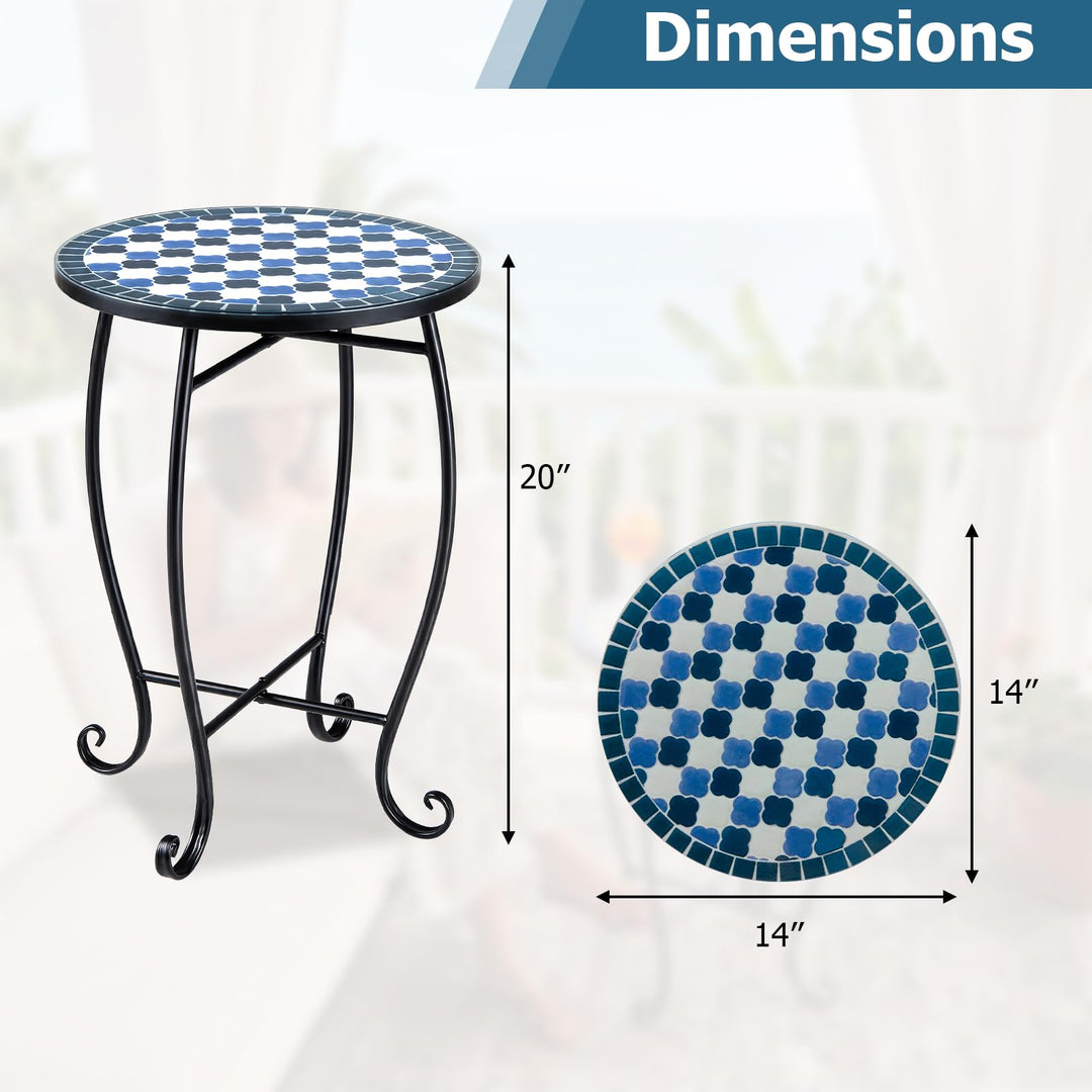 Giantex 14" Outdoor Side Table