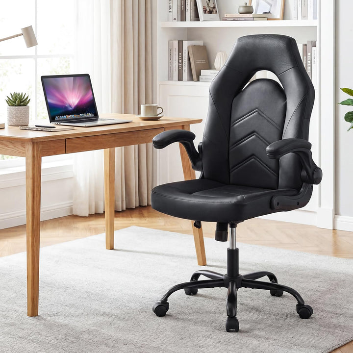 Giantex Ergonomic Computer Desk Chair with Flip-up Arms