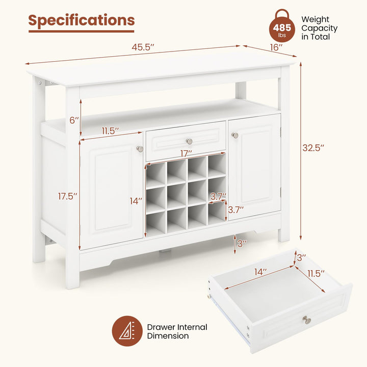 Giantex Bar Cabinet with Storage
