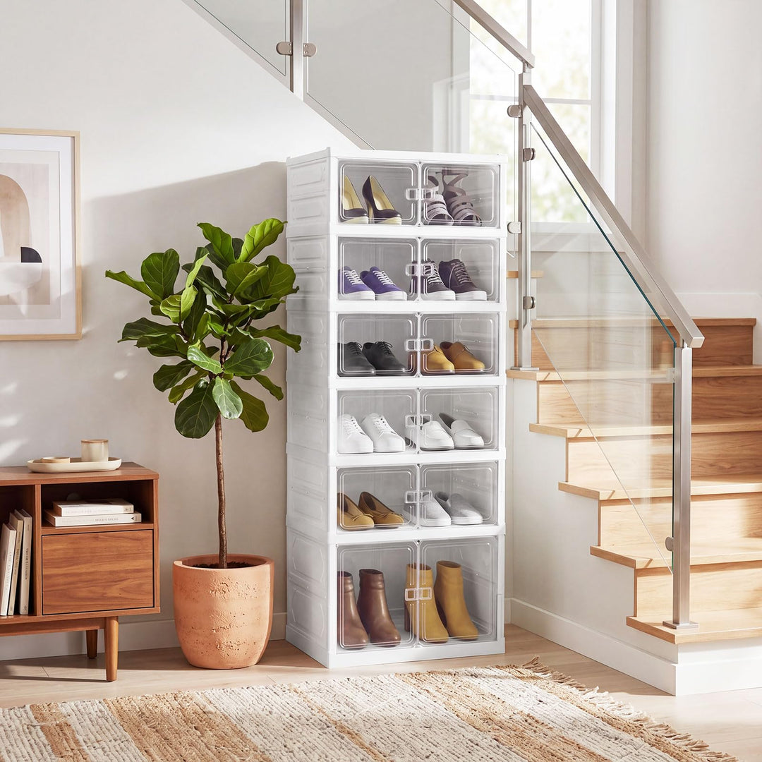 Giantex 6-Tier Foldable Shoe Rack Organizer