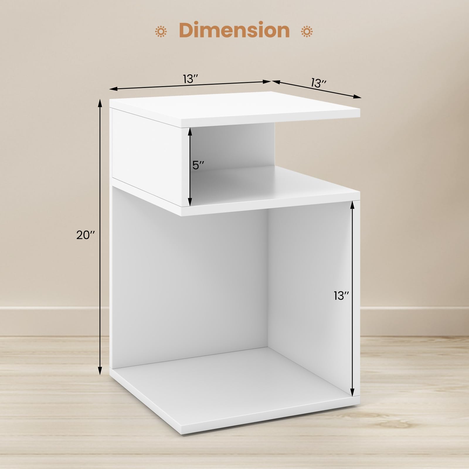 Giantex 3-Tier Side Table