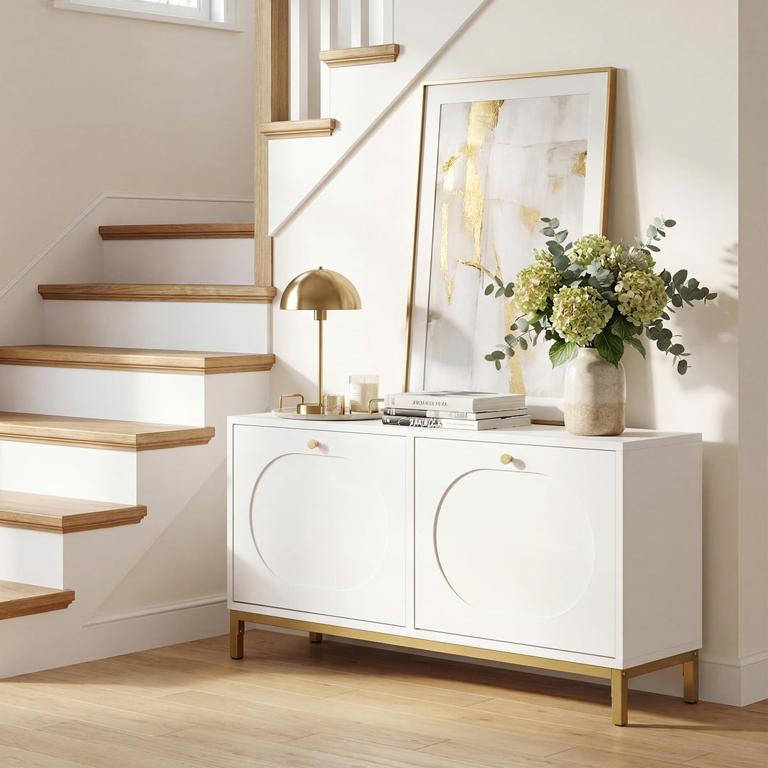 Giantex Shoe Storage Bench with 2 Flip Drawers