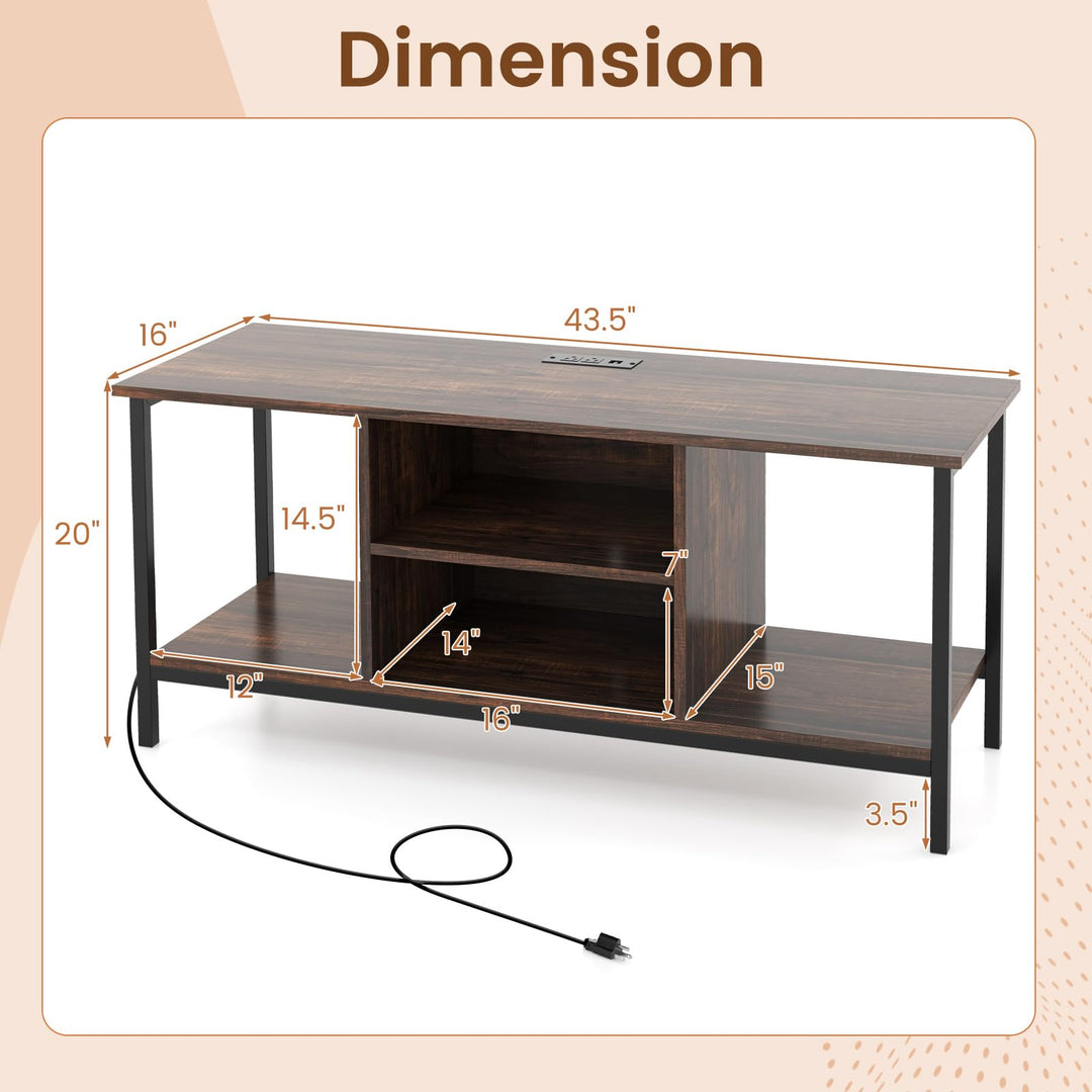 Giantex TV Stand for Bedroom, Entertainment Center for 50 Inch TV