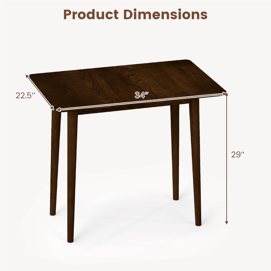 Giantex Dining Table for 2-4 34" Rectangular Dinner Table