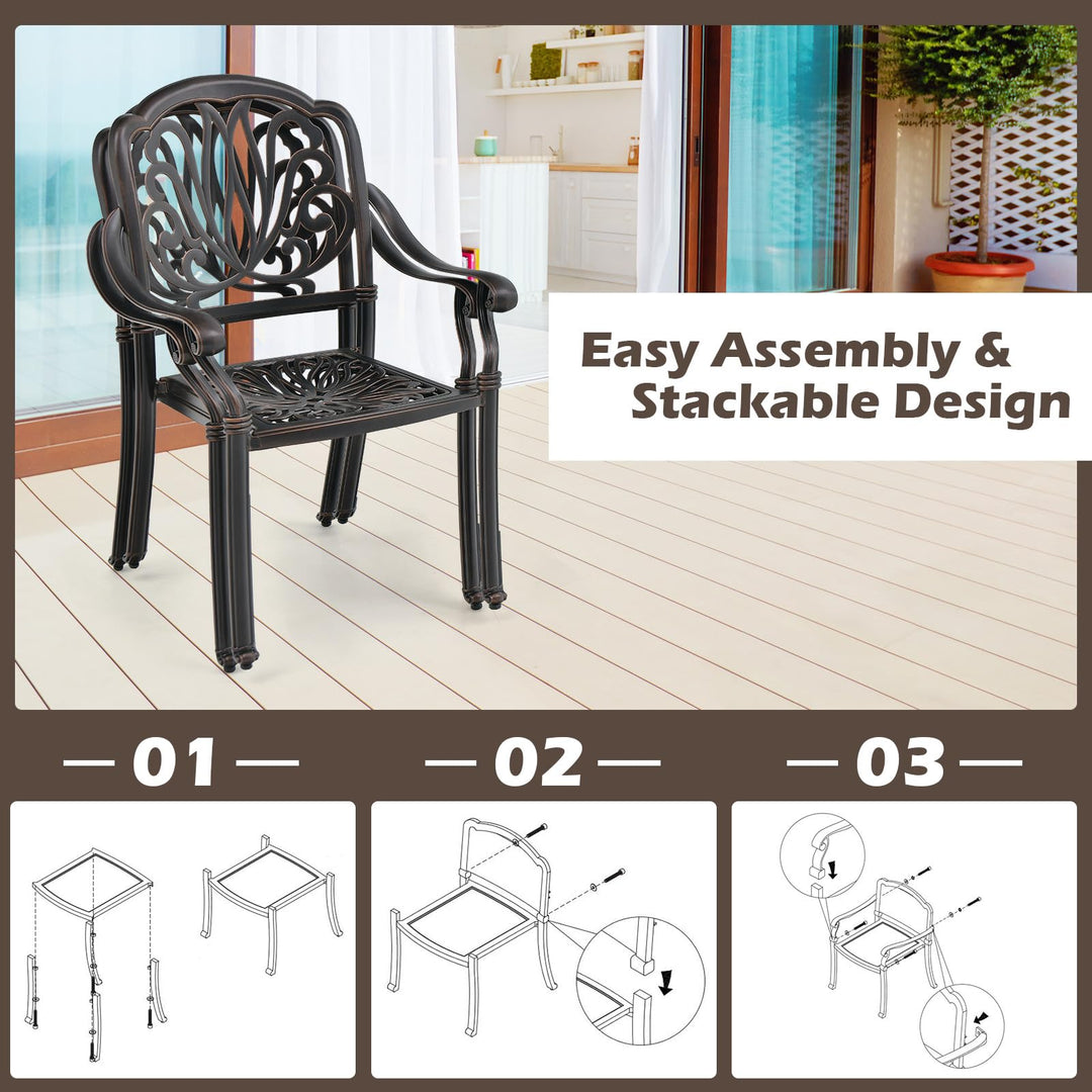 Giantex Patio Chairs Set of 2, Set of 4