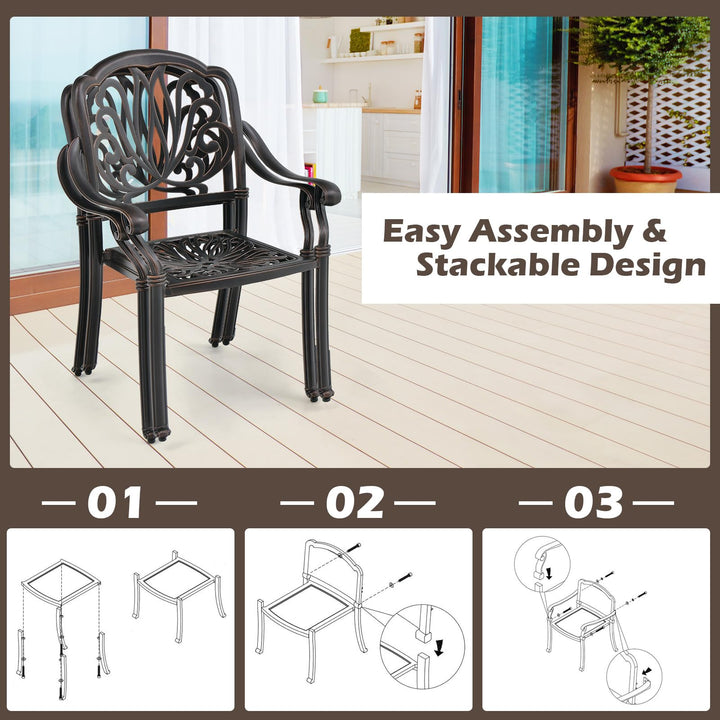 Giantex Patio Chairs Set of 2, Set of 4