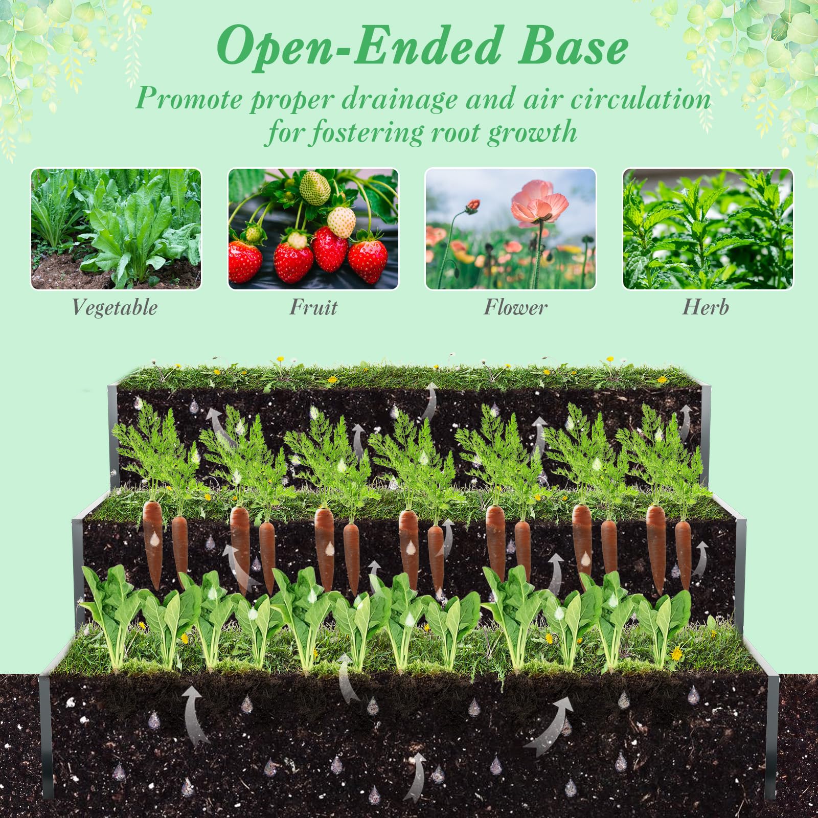 Giantex 3 Tier Raised Garden Bed