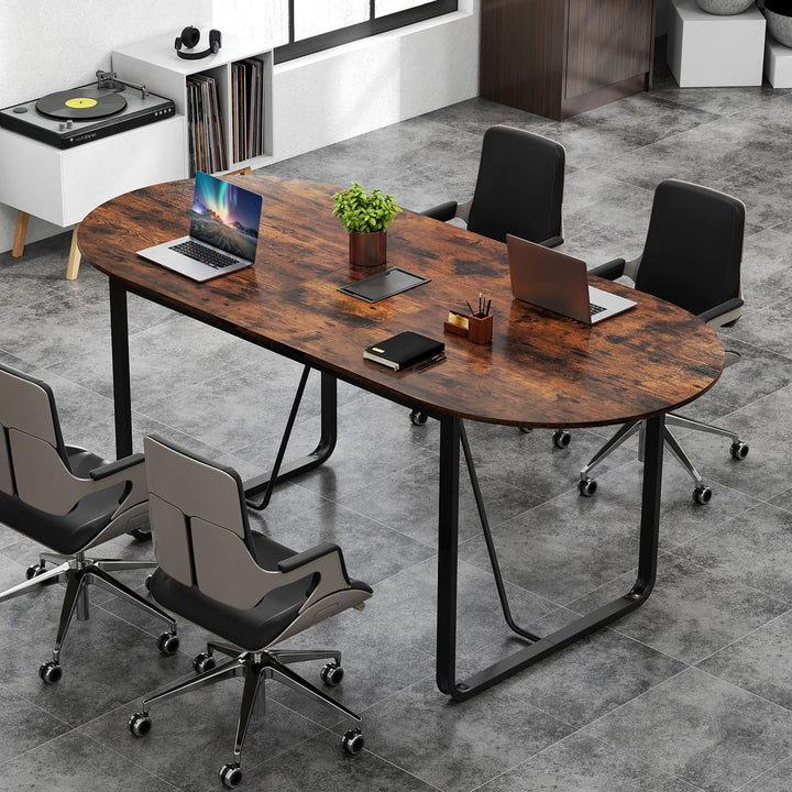 Giantex 71" Conference Table with Cable Management Grommet
