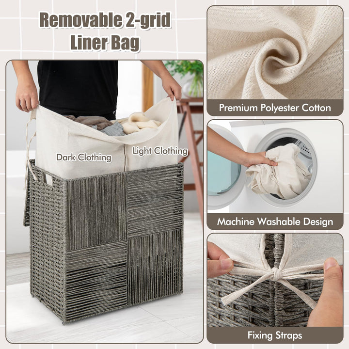 Giantex Laundry Hamper with Lid