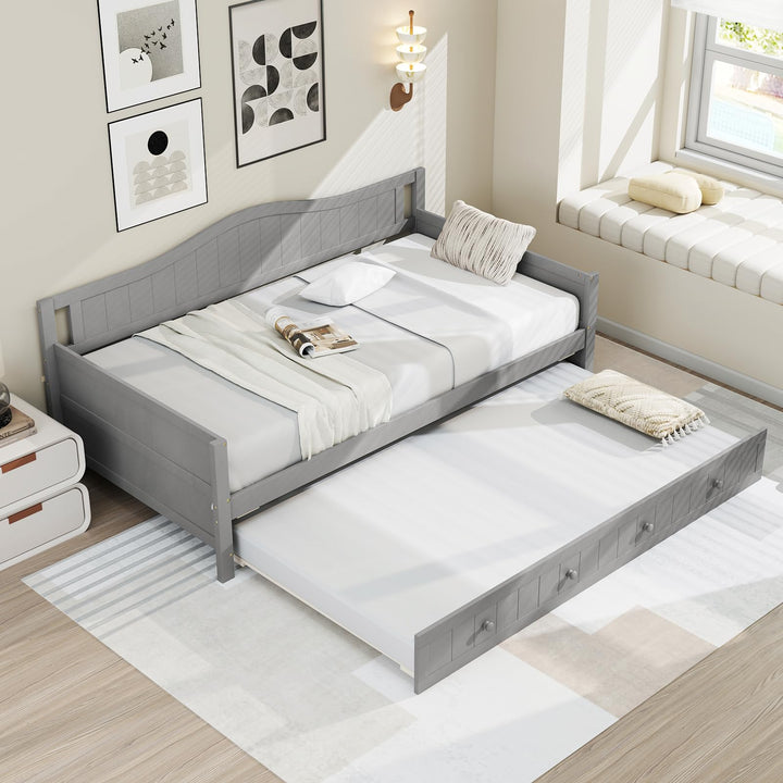 Giantex Twin Daybed with Trundle