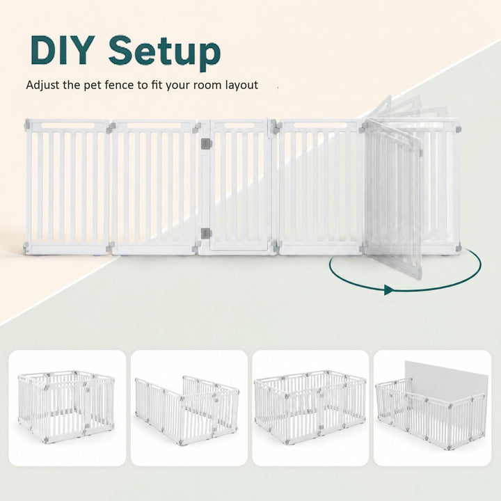 GIANTEX 32" Plastic Pet Fence