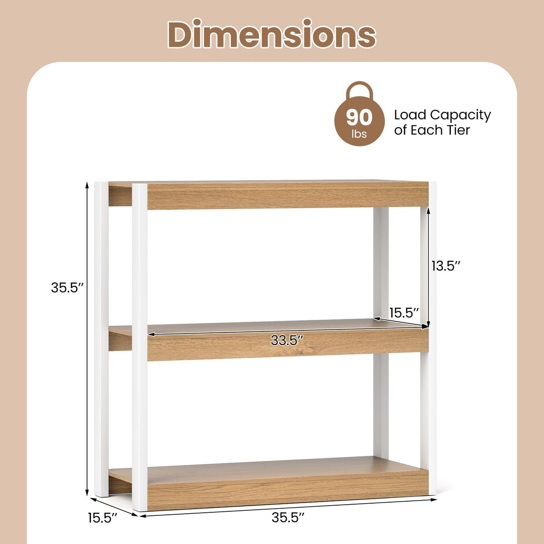 Giantex 3 Tier Bookshelf