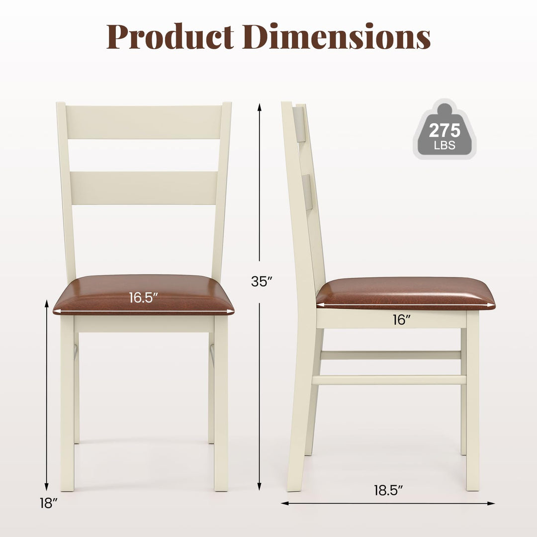 Giantex PU Leather Upholstered Kitchen Chair