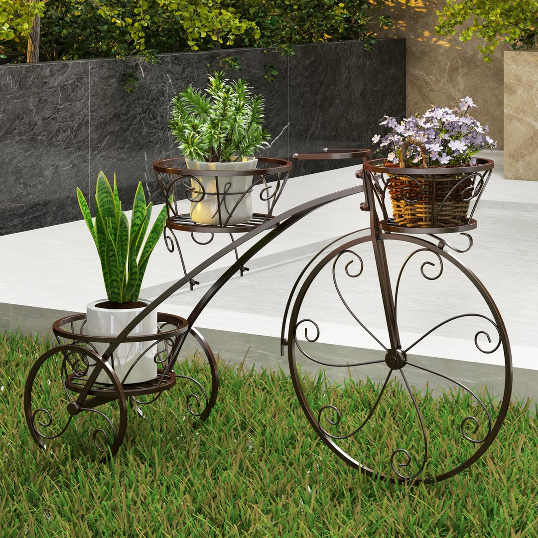 Giantex Metal Bicycle Planter