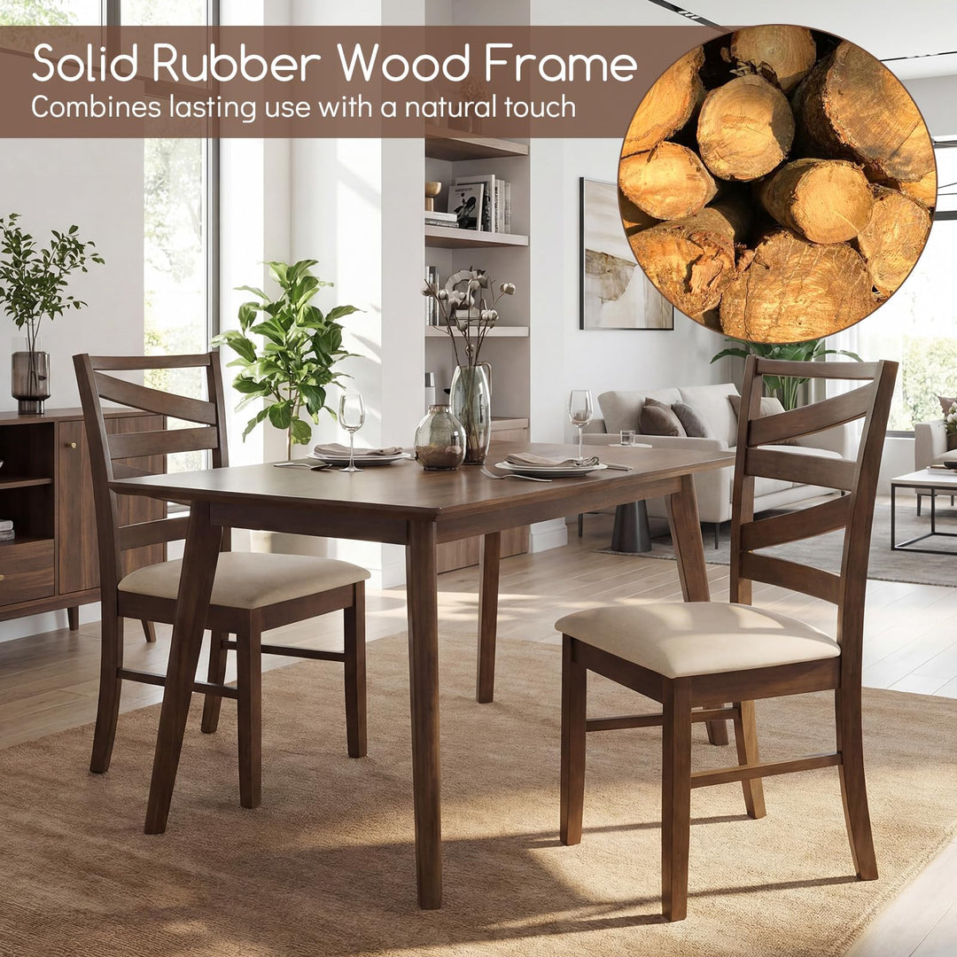 Giantex Kitchen Chairs with Tall Backrests for Dining Room