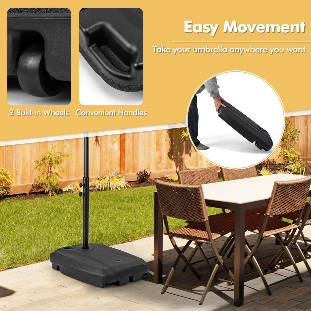 cantilever offset patio market umbrella base stand Giantex Offset Patio Umbrella Base
