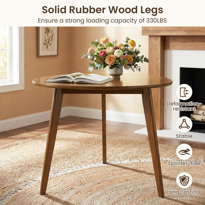 Giantex 35.5-Inches Round Dining Table for 4