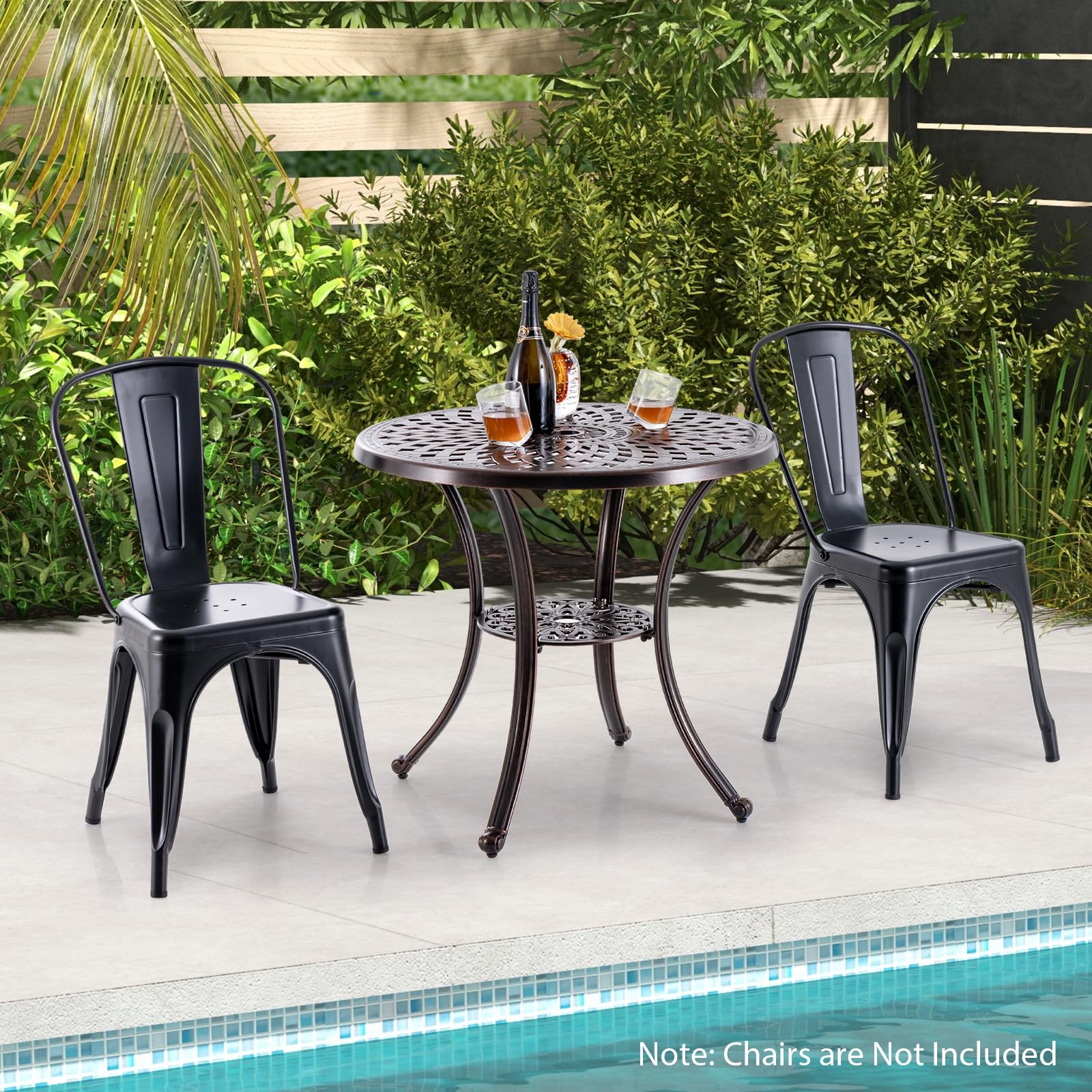 Giantex 31” Patio Bistro Table