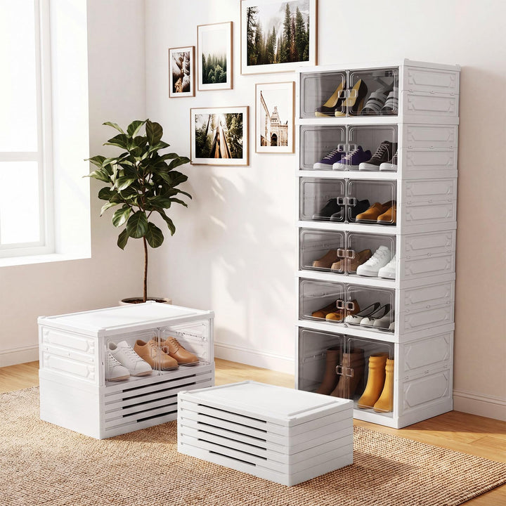 Giantex 6-Tier Foldable Shoe Rack Organizer
