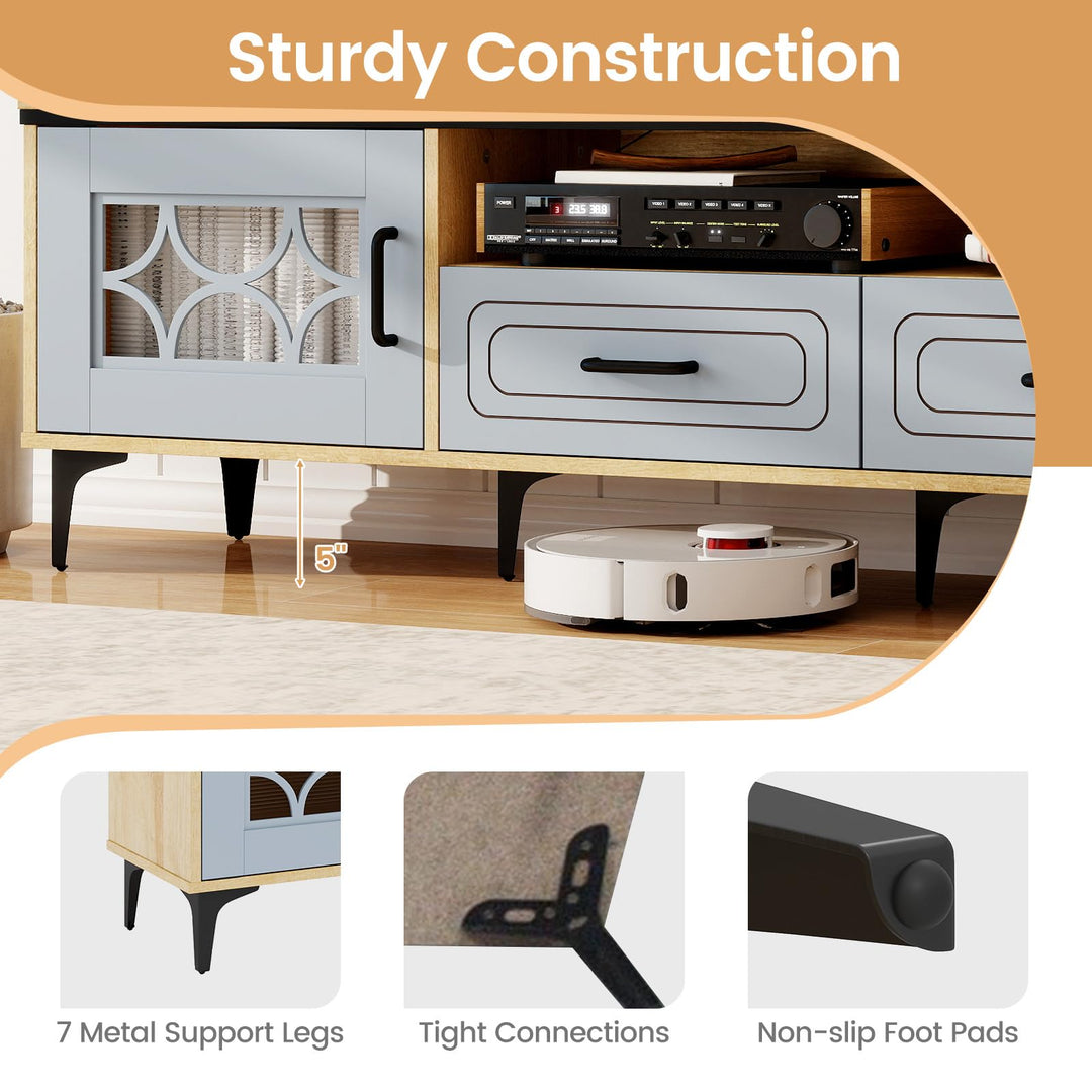 Giantex Wood TV Stand for TVs up to 80"