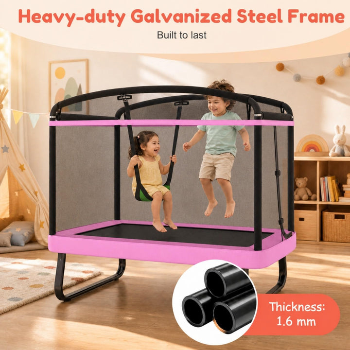 Giantex 6 FT Trampoline for Kids with Swing