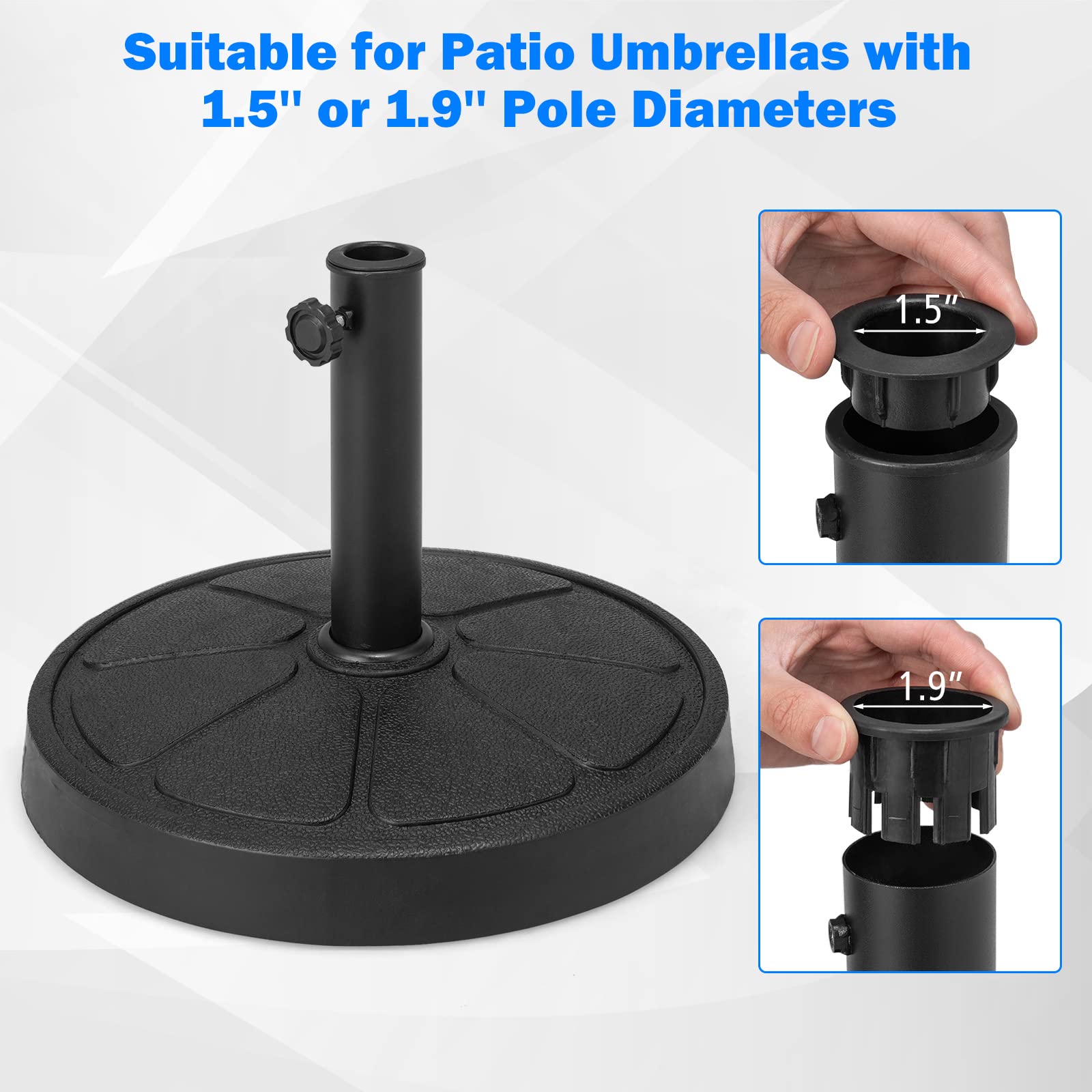 Giantex 31/40 lbs Patio Umbrella Base