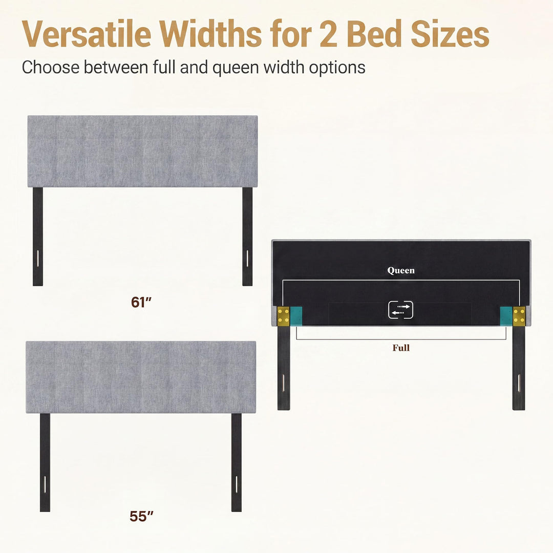 Giantex Queen/Full Size Linen Upholstered Headboard