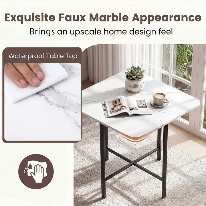 Giantex Space-Saving Kitchen Table and Chairs Set for 4