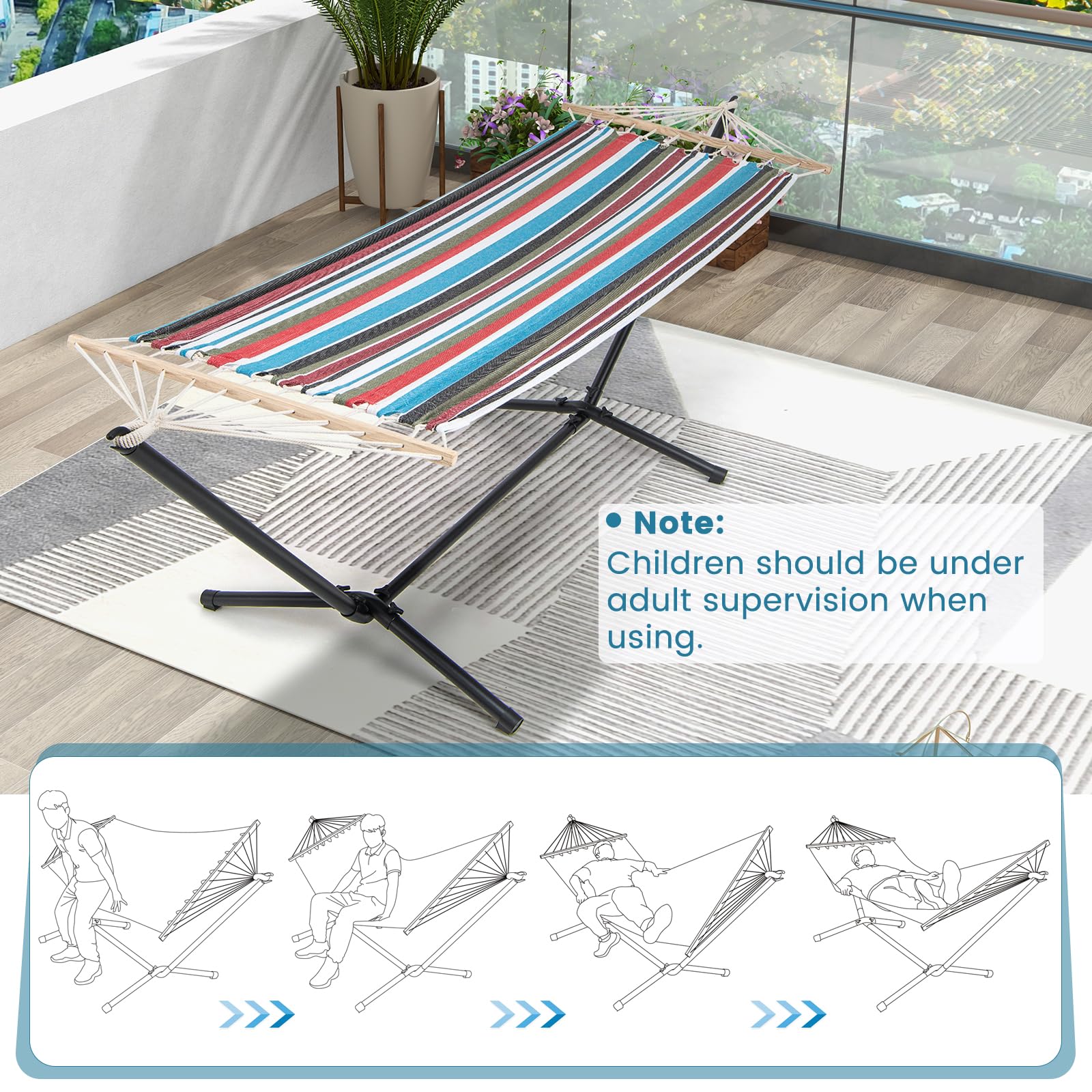 Giantex 10.5FT Hammock with Stand